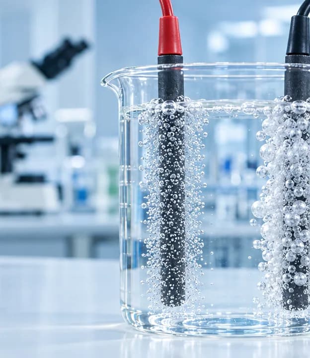 Electrodes in a beaker